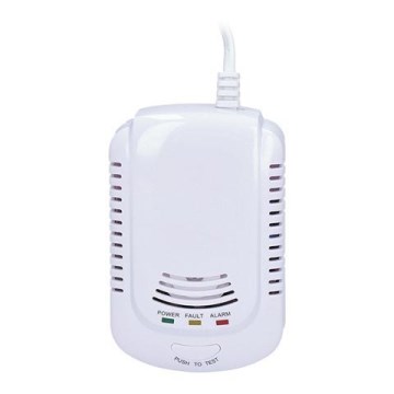 Detetor de fuga de gás inflamável 85 dB 230V
