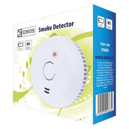 Detetor de fumo 9V