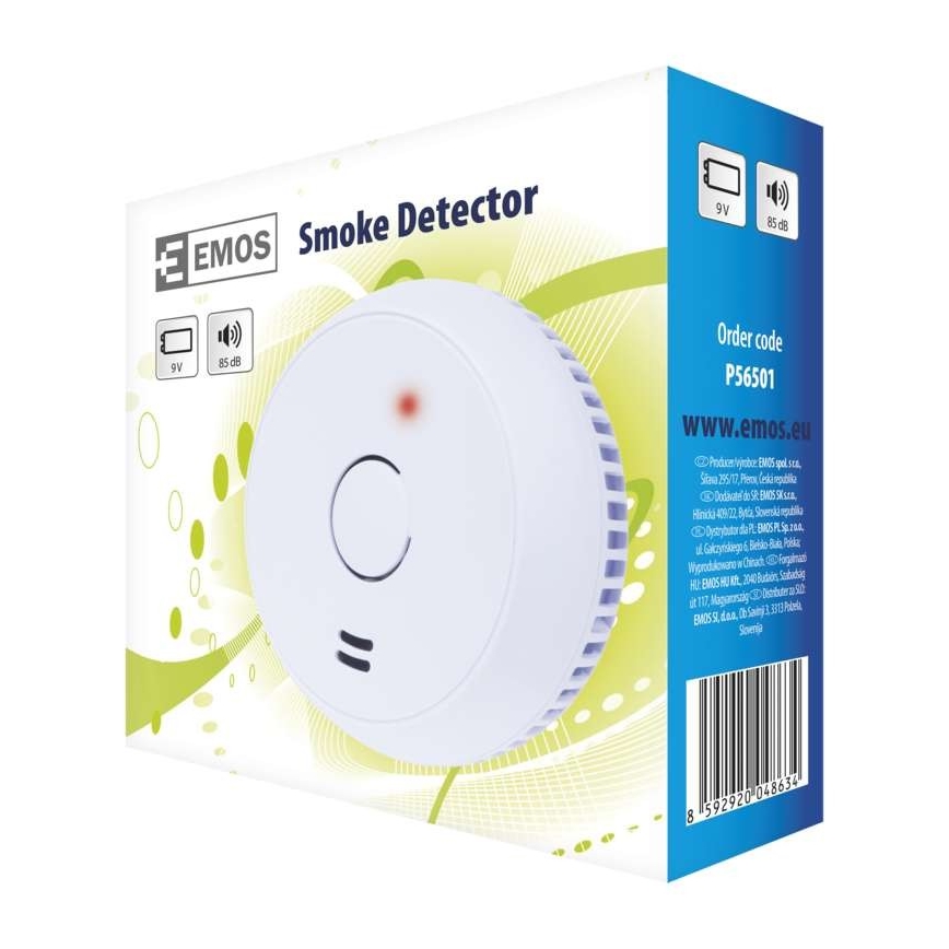 Detetor de fumo 9V