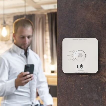 Detetor de monóxido de carbono GoSmart 2xAA Wi-Fi Tuya
