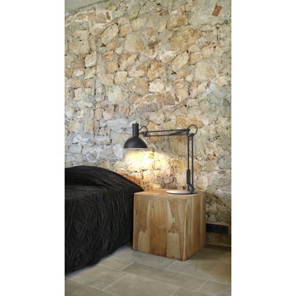 DFTP by Nordlux - Candeeiro de mesa ARKI 1xE27/60W/230V preto