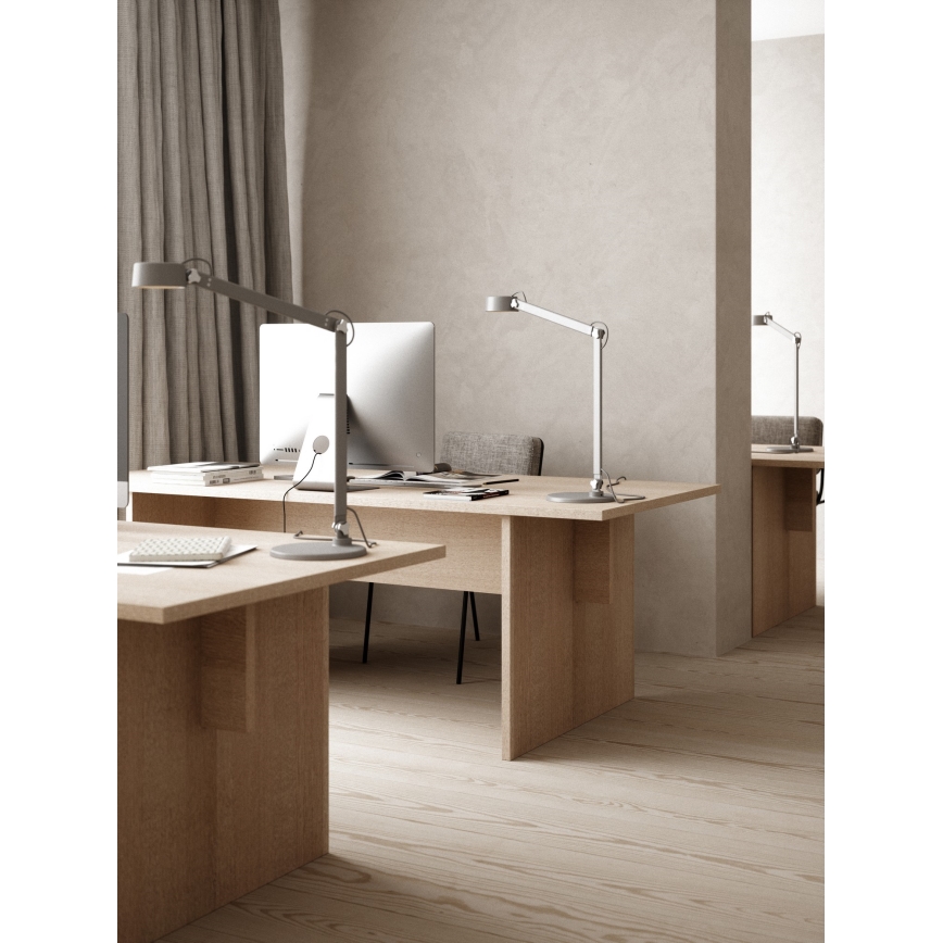 DFTP by Nordlux - Candeeiro de mesa táctil LED com regulação 3v1 NOBU LED/9W/230V cinzento