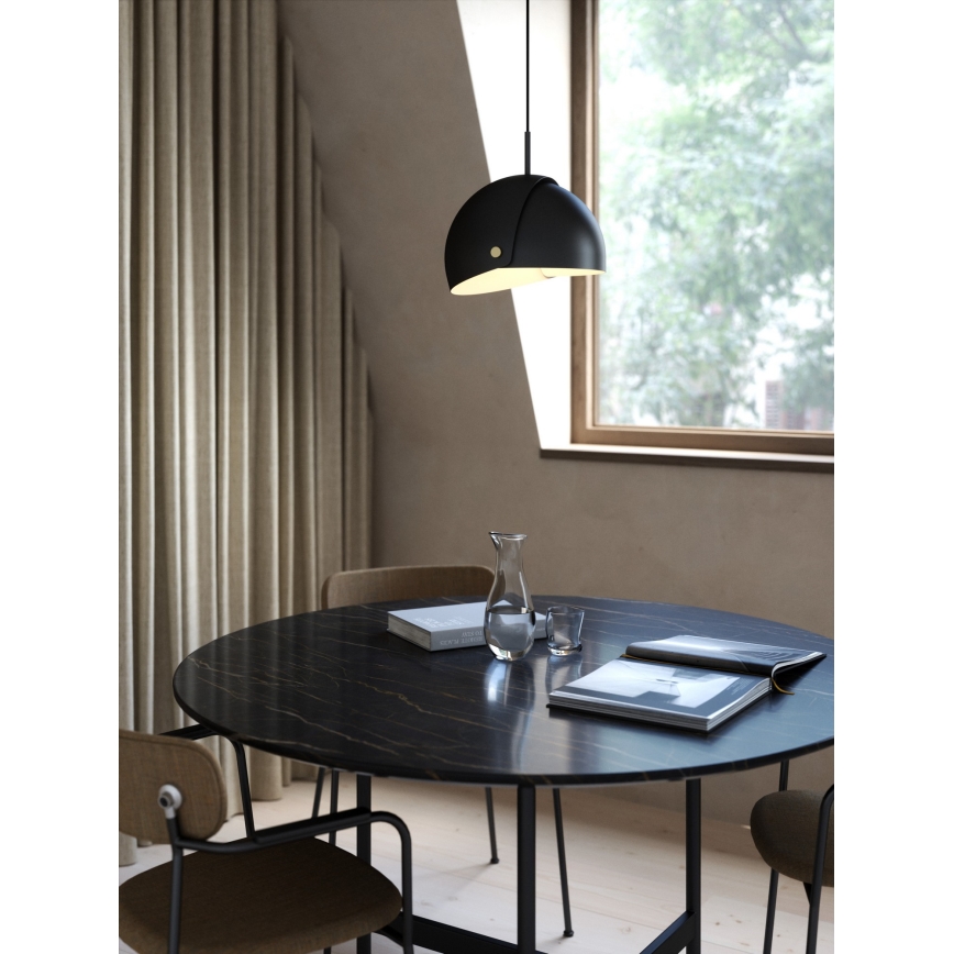 DFTP by Nordlux - Candeeiro suspenso com iluminação regulável ALIGN 1xE27/15W/230V preto
