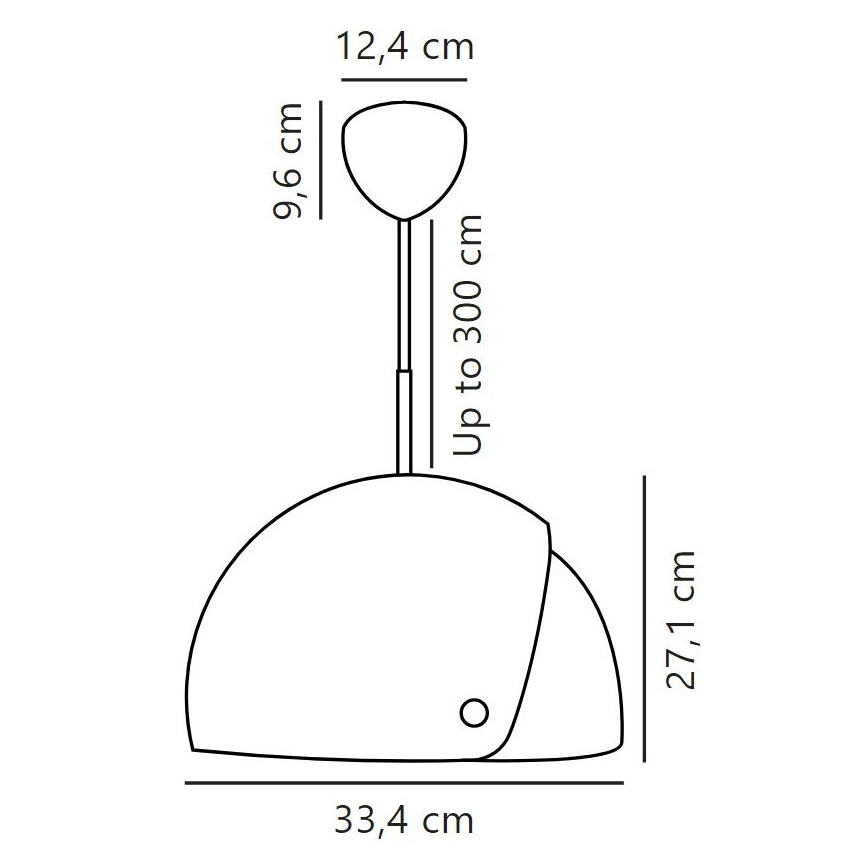 DFTP by Nordlux - Candeeiro suspenso com iluminação regulável ALIGN 1xE27/15W/230V preto