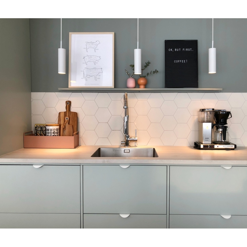 DFTP by Nordlux - Candeeiro suspenso MIB 1xGU10/8W/230V branco