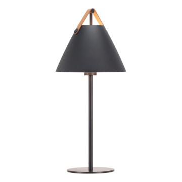 DFTP by Nordlux - Lâmpada de mesa STRAP 1xE27/40W/230V preta