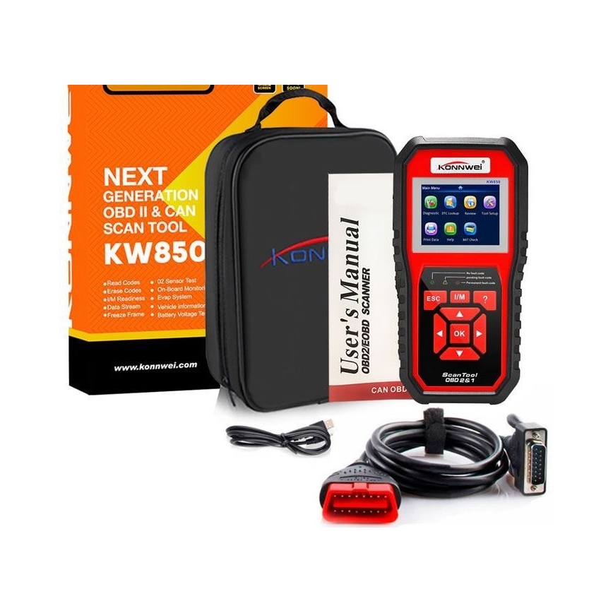 Diagnóstico automóvel Konnwei KW850