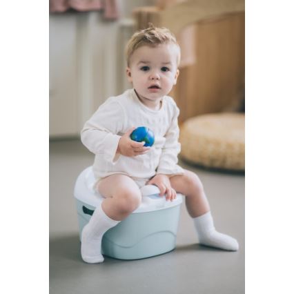 DiaperChamp - Assento para casa de banho 3em1 azul