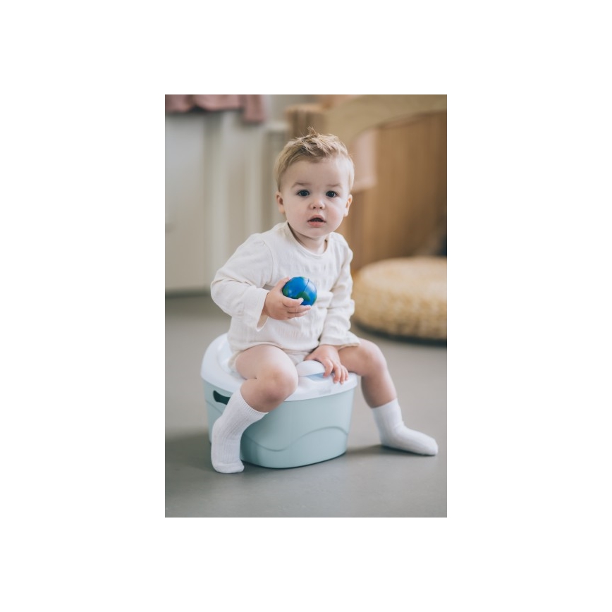 DiaperChamp - Assento para casa de banho 3em1 azul