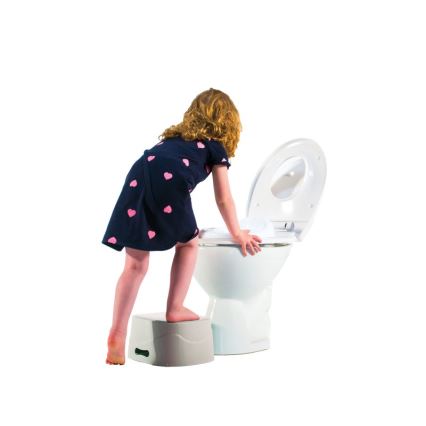 DiaperChamp - Assento para casa de banho 3em1 POTTYCHAMP cinzento