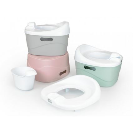 DiaperChamp - Assento para casa de banho 3em1 POTTYCHAMP cinzento