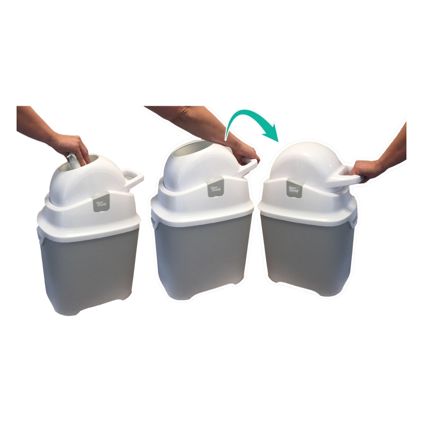 DiaperChamp - Caixote do lixo para fraldas ONE branco