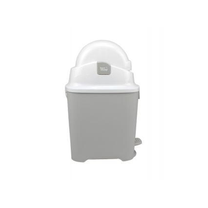 DiaperChamp - Caixote do lixo para fraldas ONE HANDSFREE cinzento