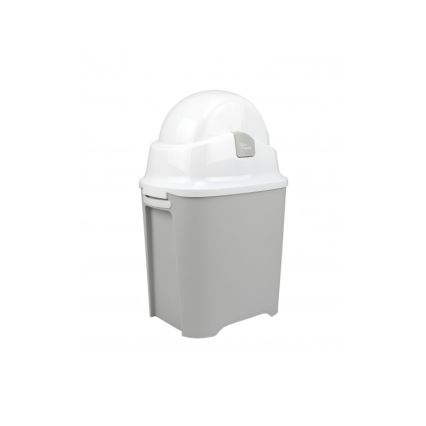 DiaperChamp - Caixote do lixo para fraldas ONE HANDSFREE cinzento