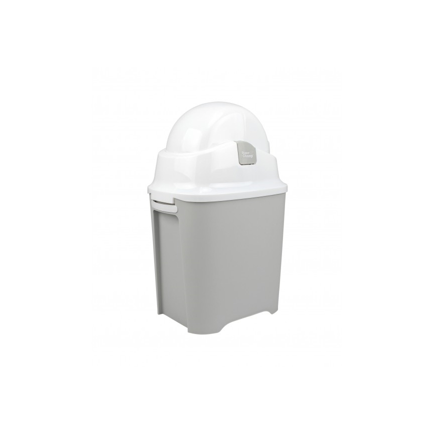 DiaperChamp - Caixote do lixo para fraldas ONE HANDSFREE cinzento