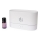 Difusor de aromas LED RGB  ultrassónico e humidificador de ar com retroiluminação 180ml branco
