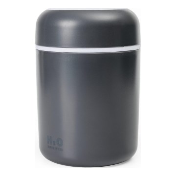 Difusor de aromas LED RGB  ultrassónico e humidificador de ar LED/2W 300ml preto