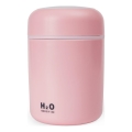Difusor de aromas LED RGB  ultrassónico e humidificador de ar LED/2W 300ml rosa
