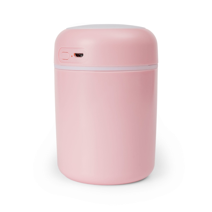 Difusor de aromas LED RGB  ultrassónico e humidificador de ar LED/2W 300ml rosa