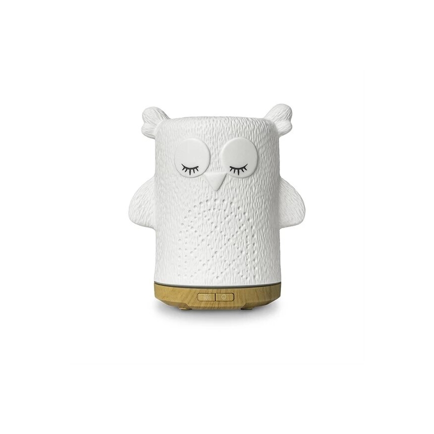 Difusor de aromas LED RGBW LED/8W/230V 100 ml coruja