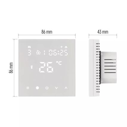 Digital termostato para aquecimento do pavimento GoSmart 230V/16A Wi-Fi Tuya