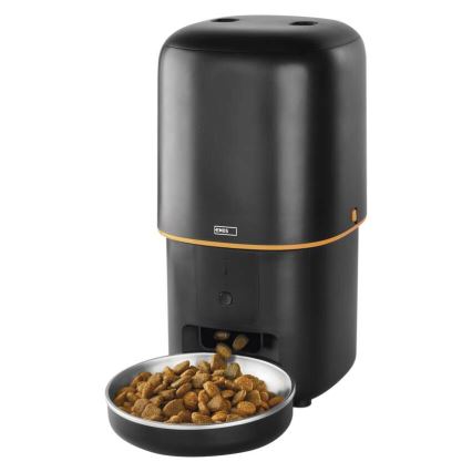 Dispensador automático de ração 4 l/5V/3xD preto Wi-Fi