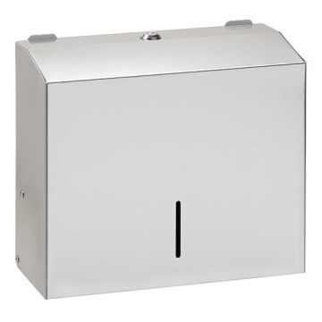 Dispensador de toalhas 28x24,5 cm aço inoxidável/prateado