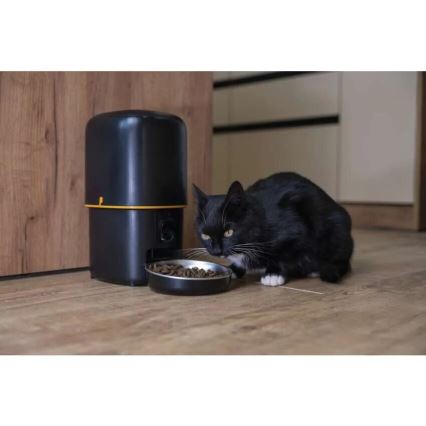Distribuidor automático de alimentos com microfone e câmara 4l/5V/3xD Wi-Fi