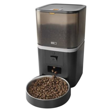 Distribuidor automático de alimentos com microfone e câmara 6l/5V/4xAA Wi-Fi