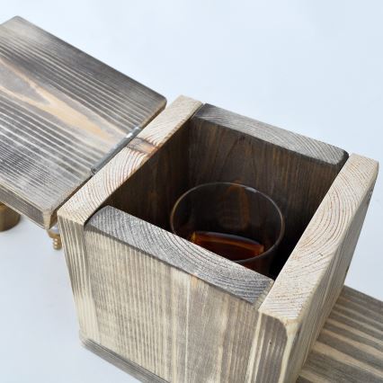 Distribuidor de bebidas 30x32 cm dourado/abeto