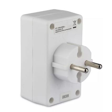 Divisor de tomadas 4x2,5A/230V