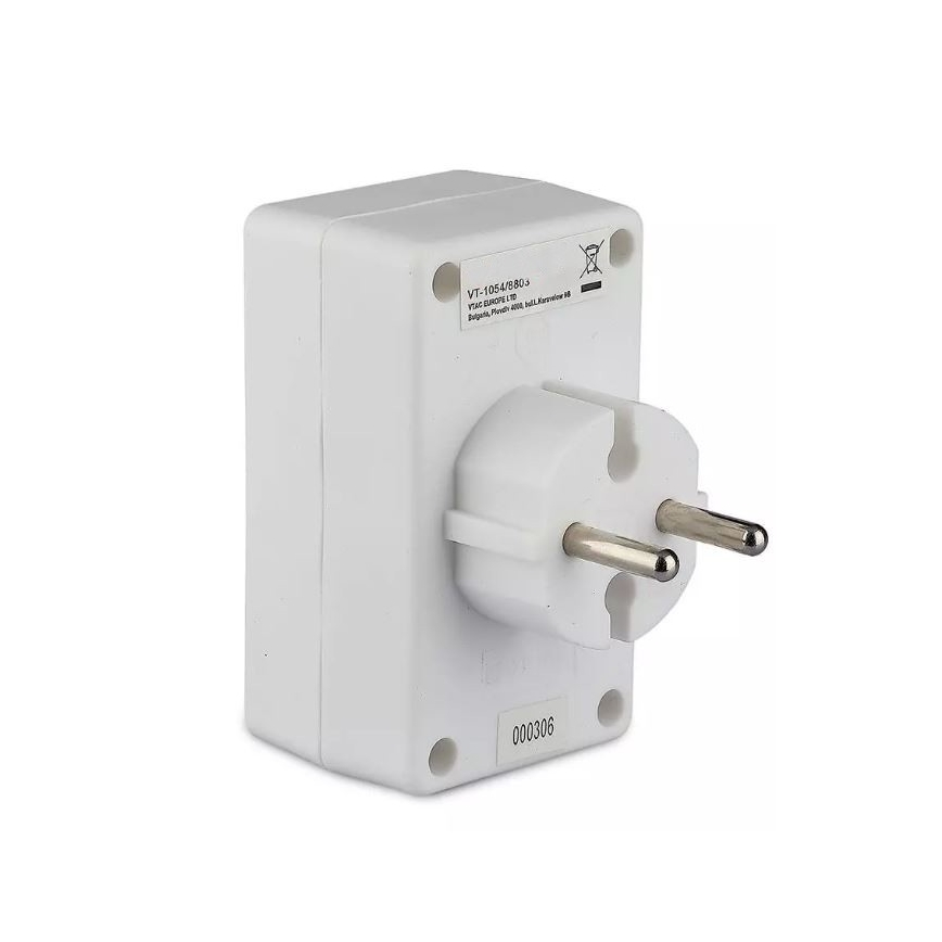 Divisor de tomadas 4x2,5A/230V