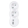 Divisor de tomadas com uma USB A+C charger 2x10A branco