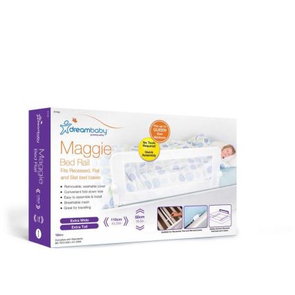 Dreambaby - Barreira de segurança de cama MAGGIE 110x50 cm