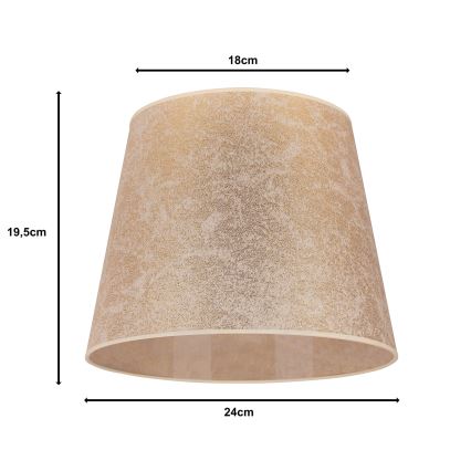 Duolla - Abajur CLASSIC M E27 diâmetro 24 cm dourado