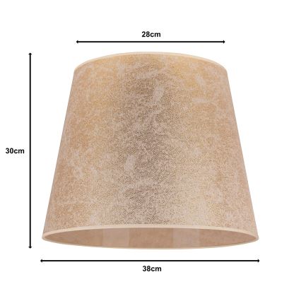 Duolla - Abajur para candeeiro CLASSIC L E27 diâmetro 38 cm dourado