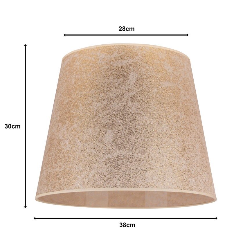 Duolla - Abajur para candeeiro CLASSIC L E27 diâmetro 38 cm dourado