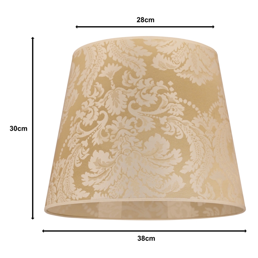 Duolla - Abajur para candeeiro CLASSIC L E27 diâmetro 38 cm dourado