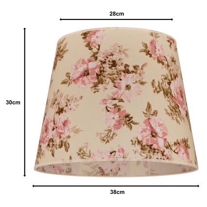 Duolla - Abajur para candeeiro CLASSIC L E27 diâmetro 38 cm rosa