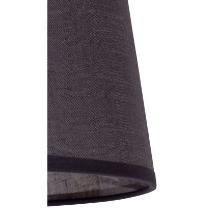 Duolla - Abajur para candeeiro de mesa CLASSIC M E27 diâmetro 24 cm antracite