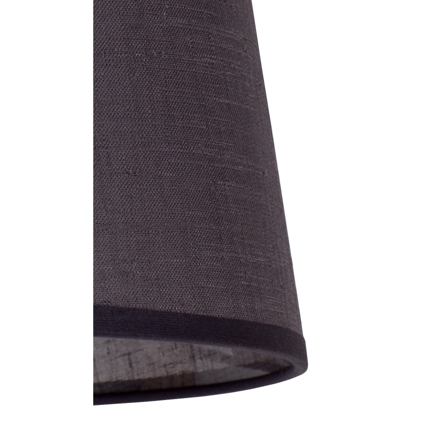Duolla - Abajur para candeeiro de mesa CLASSIC M E27 diâmetro 24 cm antracite