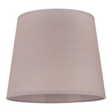 Duolla - Abajur para candeeiro de mesa CLASSIC M E27 diâmetro 24 cm bege