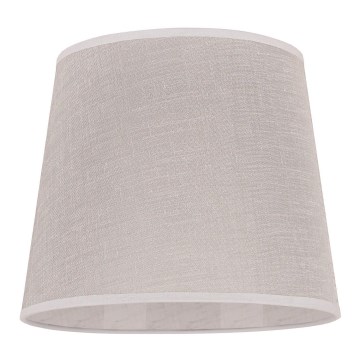 Duolla - Abajur para candeeiro de mesa CLASSIC M E27 diâmetro 24 cm bege