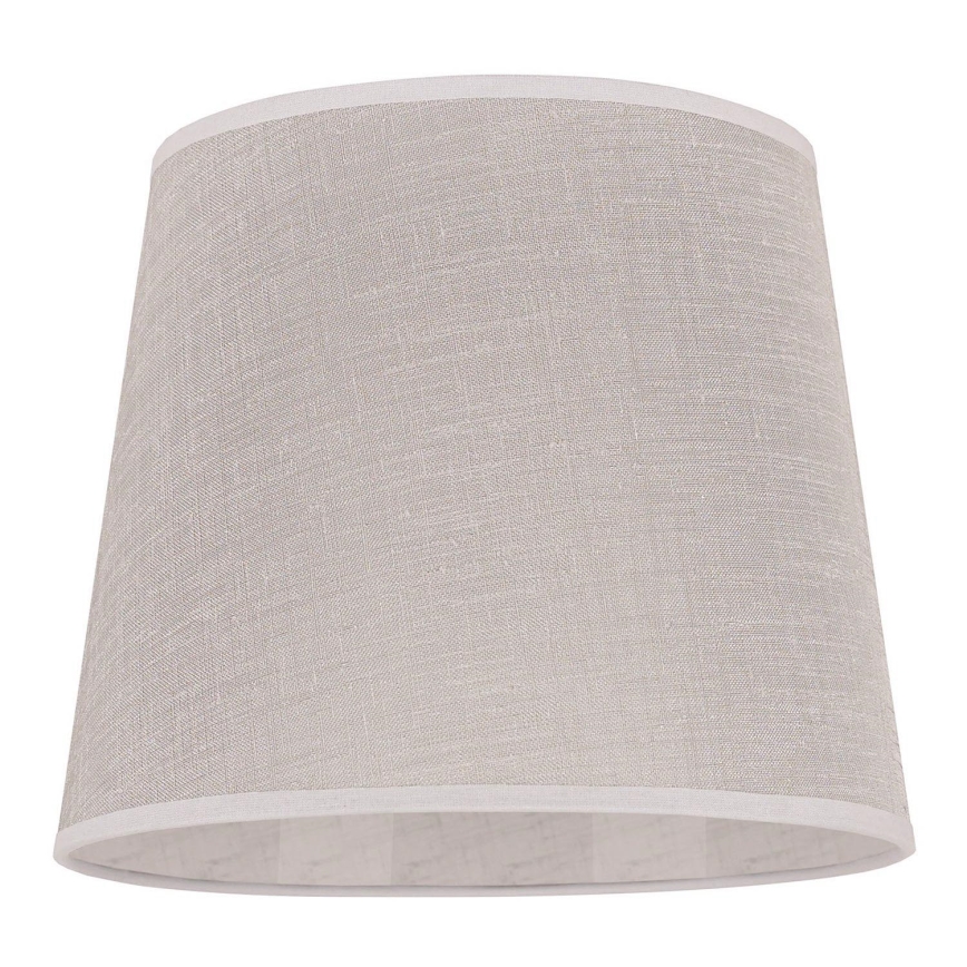 Duolla - Abajur para candeeiro de mesa CLASSIC M E27 diâmetro 24 cm bege