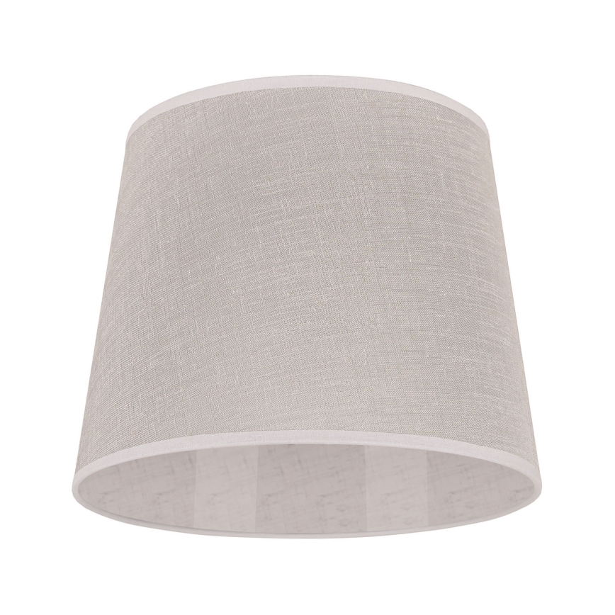 Duolla - Abajur para candeeiro de mesa CLASSIC M E27 diâmetro 24 cm bege