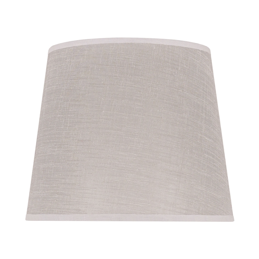 Duolla - Abajur para candeeiro de mesa CLASSIC M E27 diâmetro 24 cm bege