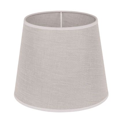 Duolla - Abajur para candeeiro de mesa CLASSIC M E27 diâmetro 24 cm bege