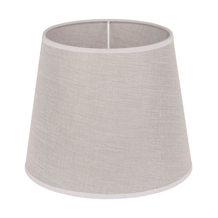 Duolla - Abajur para candeeiro de mesa CLASSIC M E27 diâmetro 24 cm bege