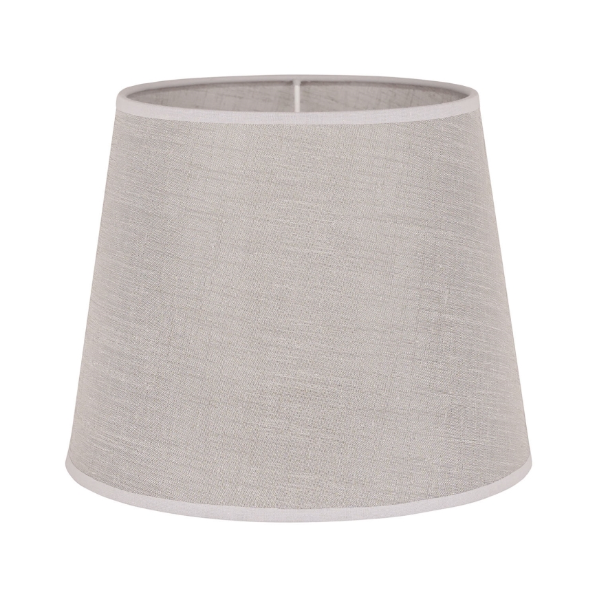 Duolla - Abajur para candeeiro de mesa CLASSIC M E27 diâmetro 24 cm bege