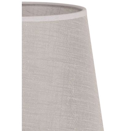 Duolla - Abajur para candeeiro de mesa CLASSIC M E27 diâmetro 24 cm bege